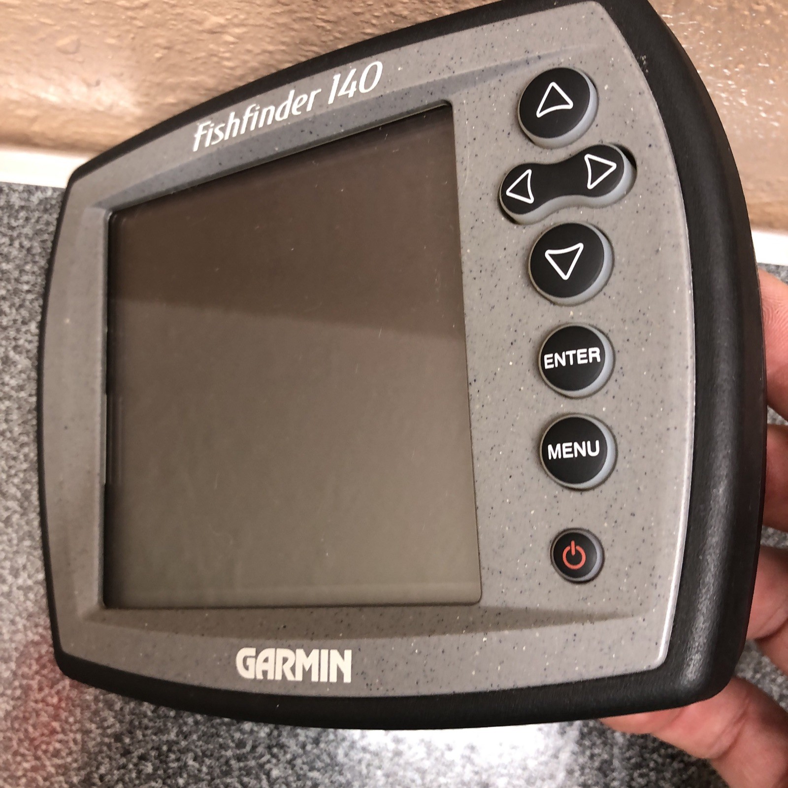 Garmin 140 Fishfinder Head Unit Only Tested Working Free Shipping