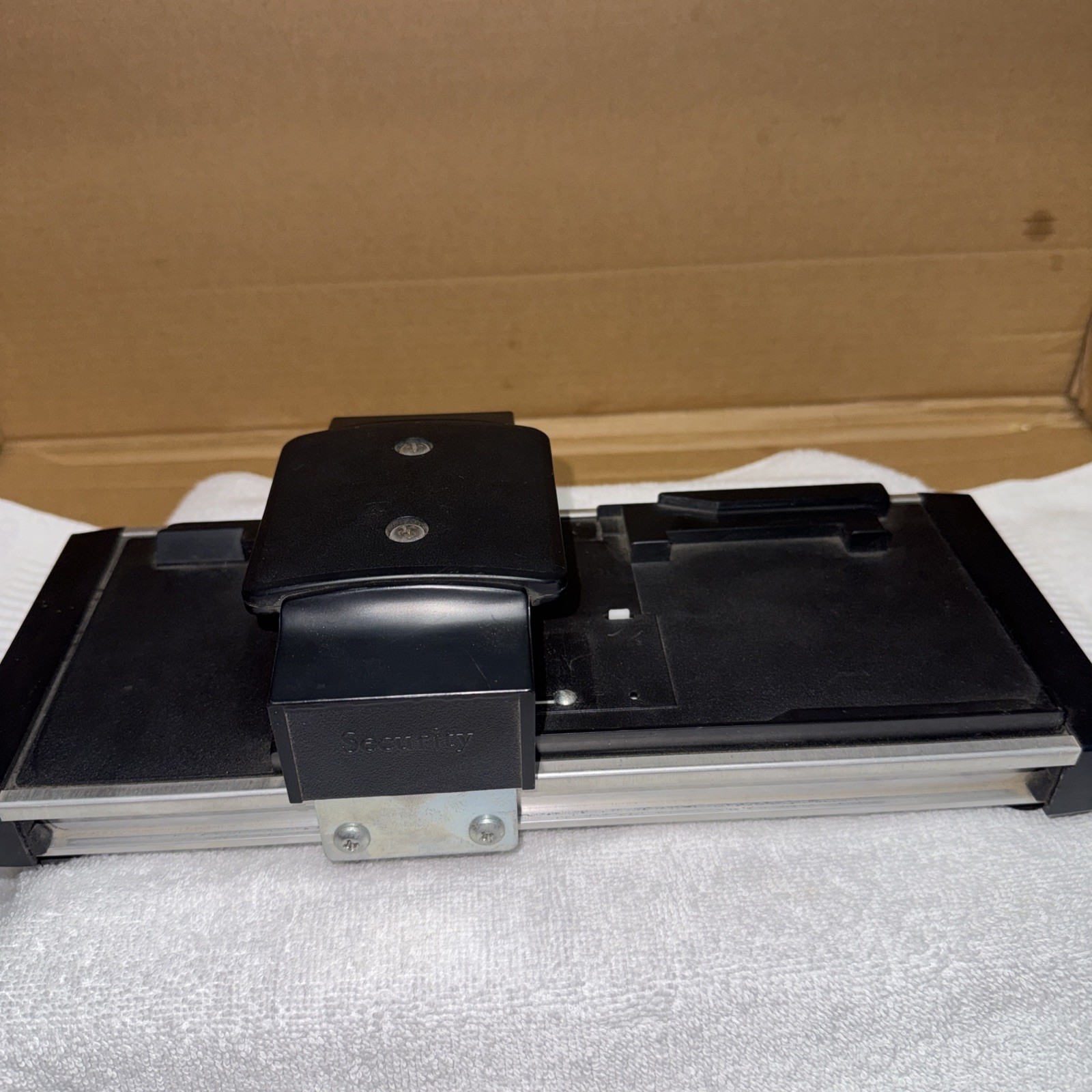 Vintage Security Imprinter Corp Credit Card Printer Slider Countertop Machine