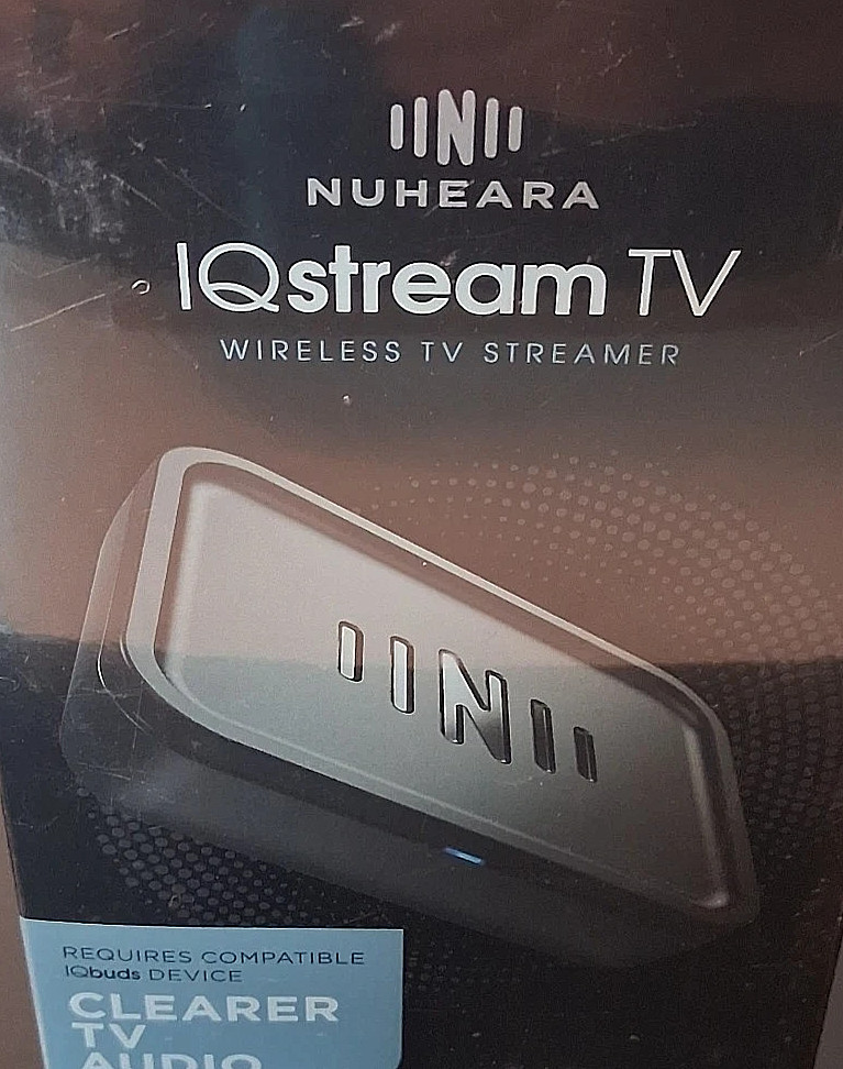 IQstream TV Audio Streamer Hear TV Better Nuheara Qualcomm aptX Low Latency