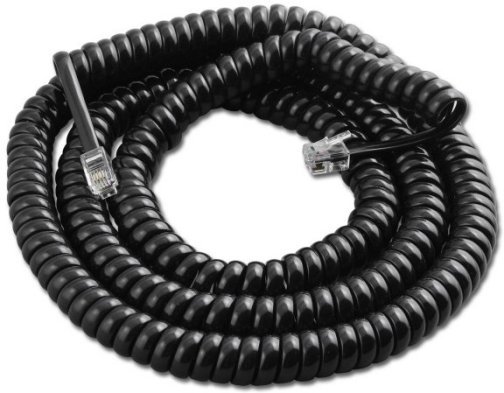 ShoreTel 25' FT Phone Handset Cord 110 115 212K 230 265 530 560 565 IP Black