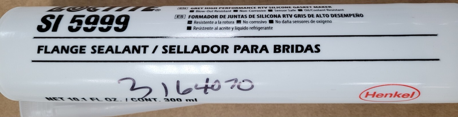 NEW LOCTITE RTV HIGH TEMP GASKET MAKER: SI 5999, 10.14FL OZ, (3164070)