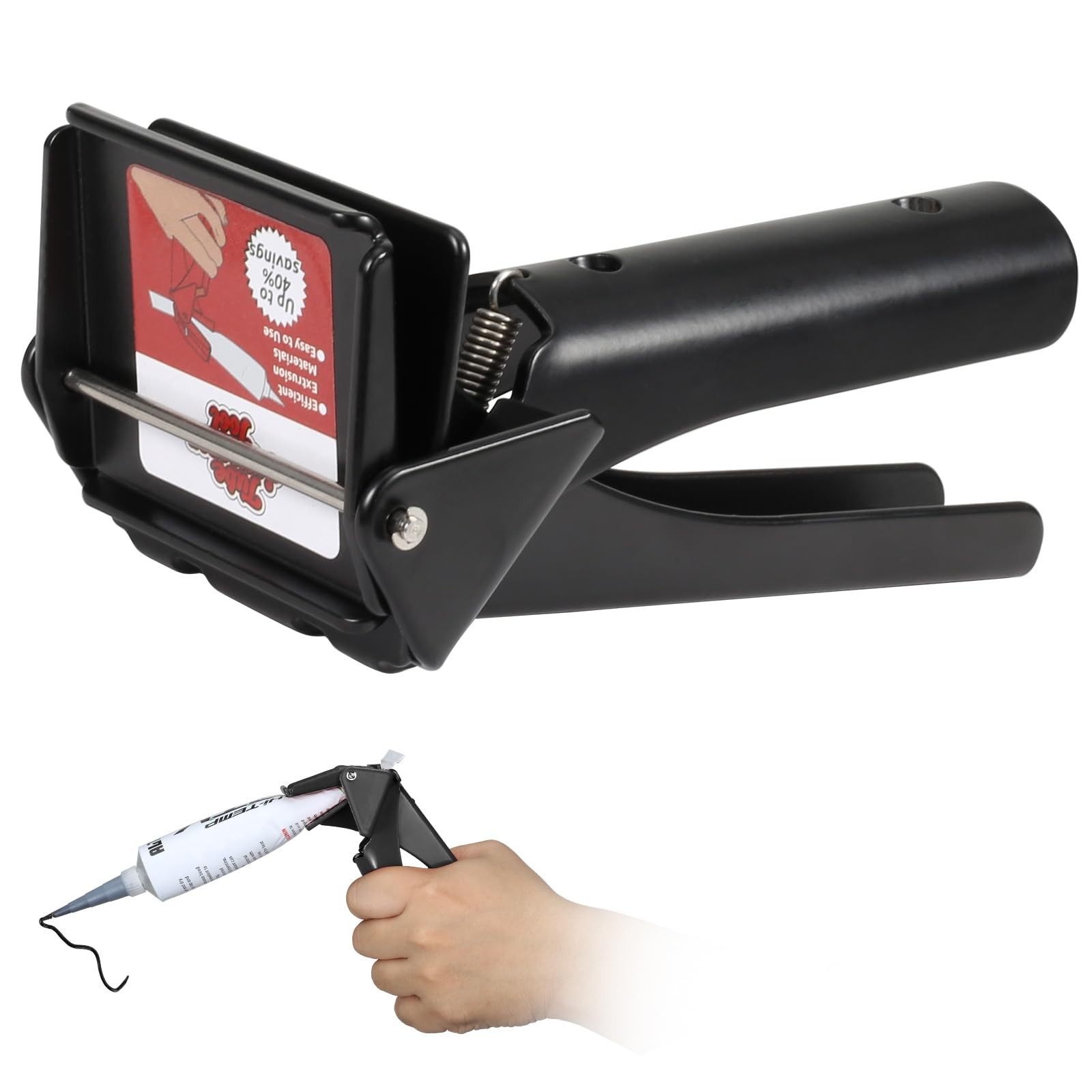 Feiyagoo RTV Silicone Tube Extrusion Tool，Efficient 2.5‘’, Black
