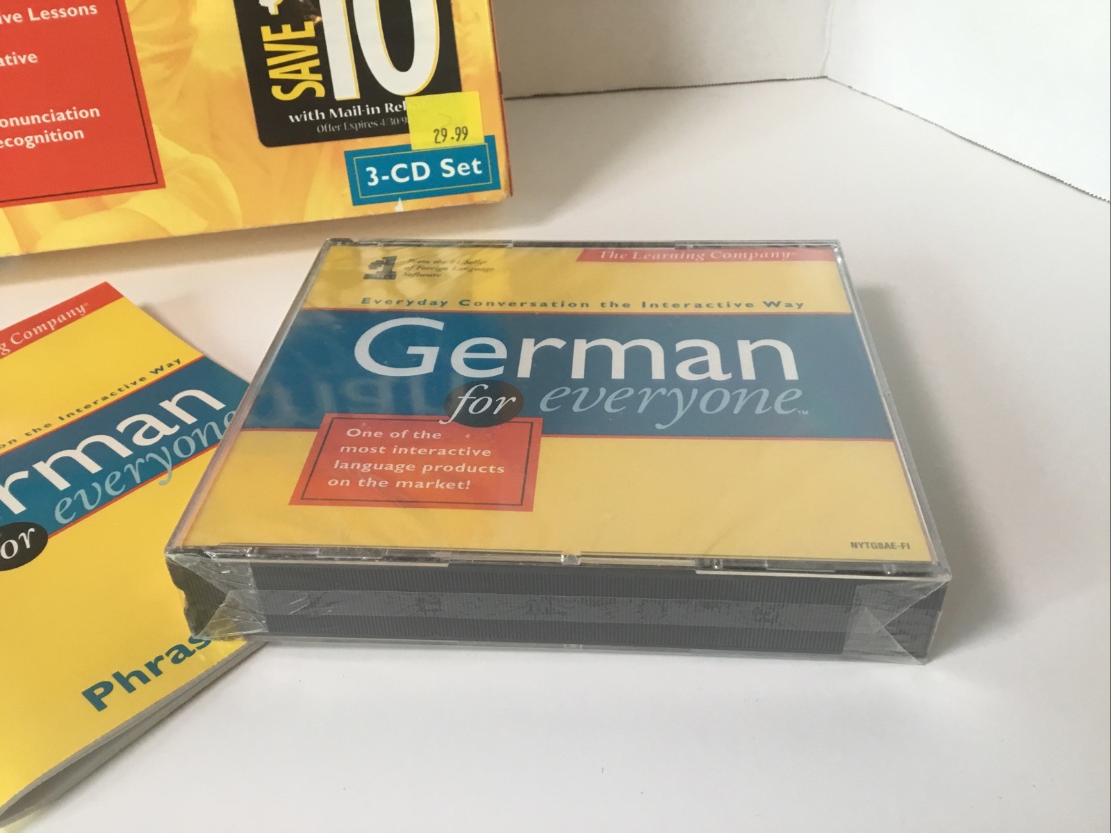 VTG Windows 95 German For Every One CD-ROM New Unused.
