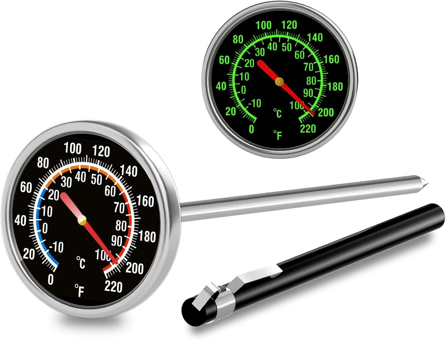 Meat Thermometer - Instant Read Food Thermometer with 5.5-Inch Stainless Steel