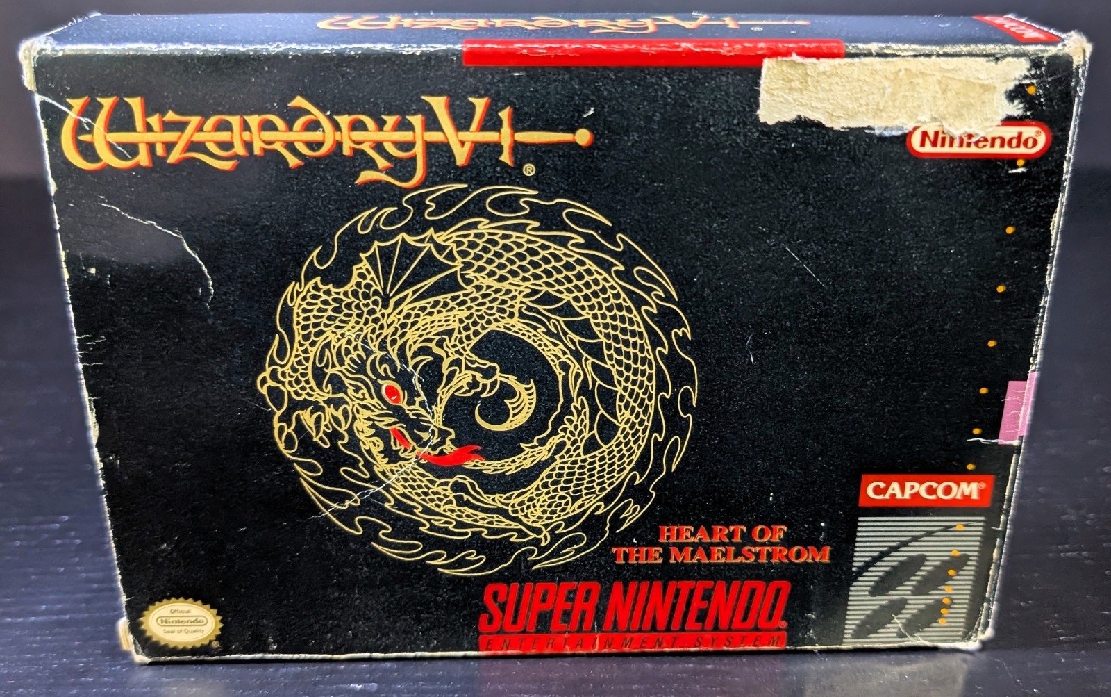 Wizardry V Heart of the Maelstrom | Super Nintendo | SNES | Original | Box Only