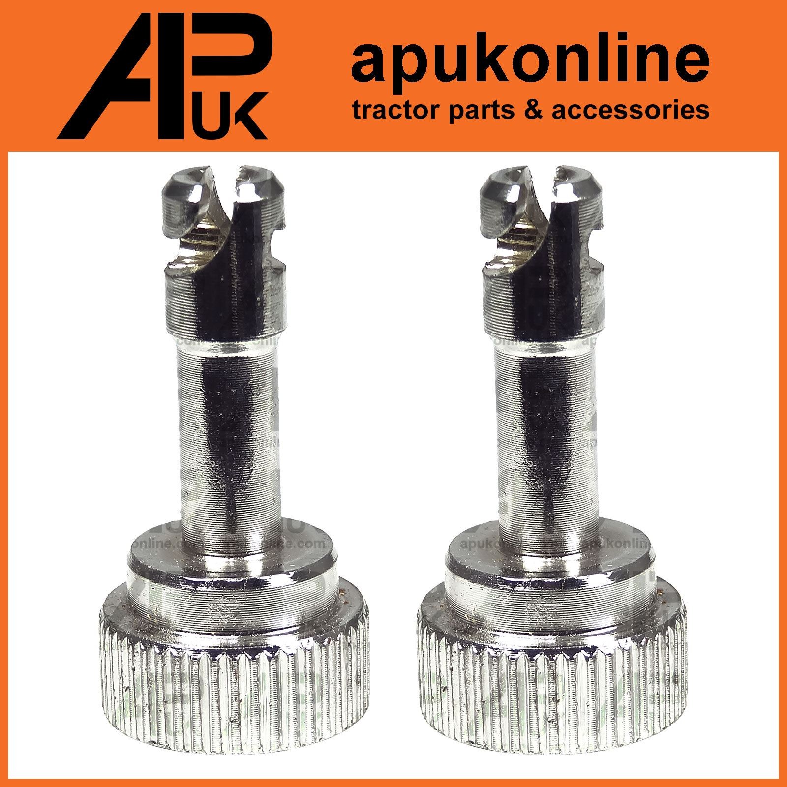 Pair Front Grille Knob Retaining Screws for David Brown 1410 1412 Tractor