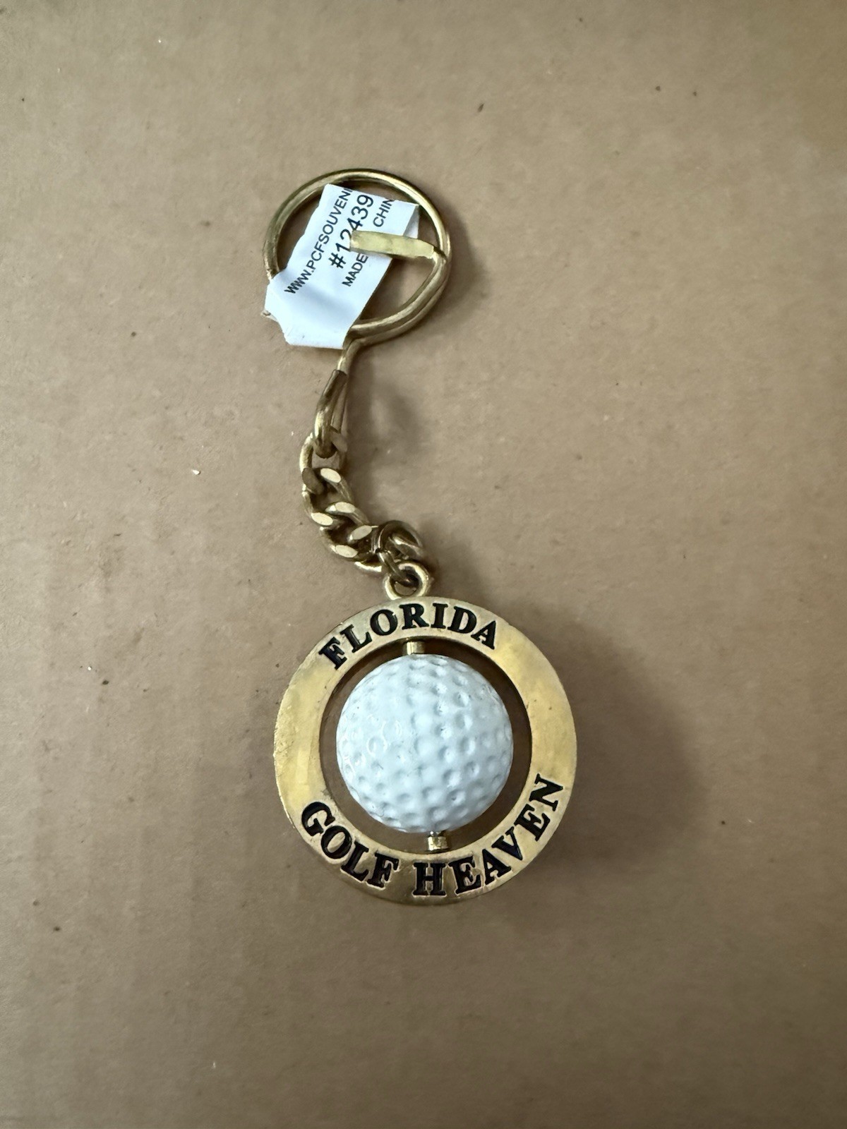 Golf Ball Keychain Florida Golf Heaven
