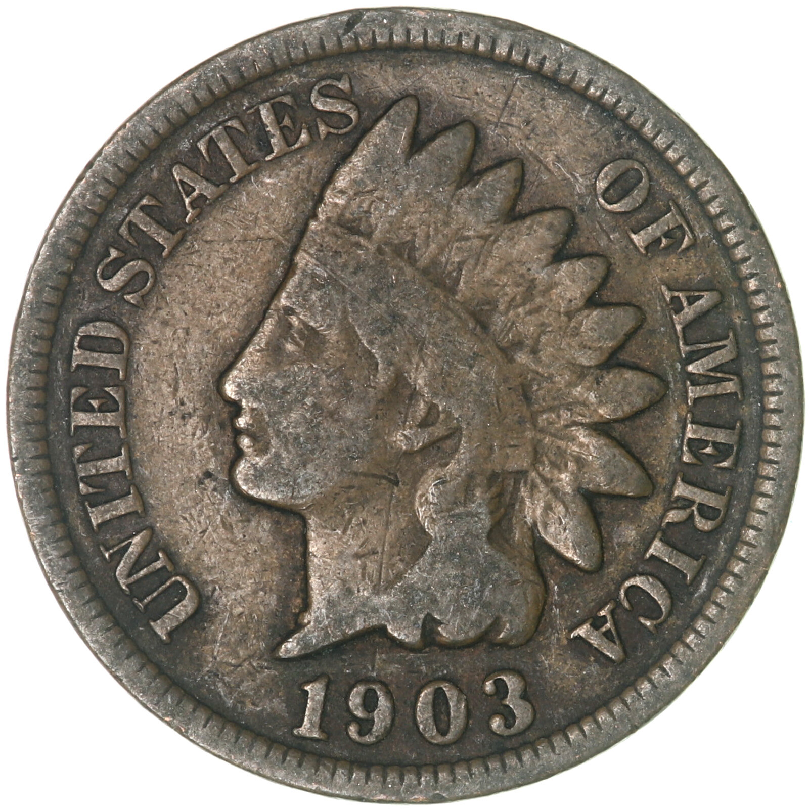 1903 (P) Indian Head Cent Good Penny GD