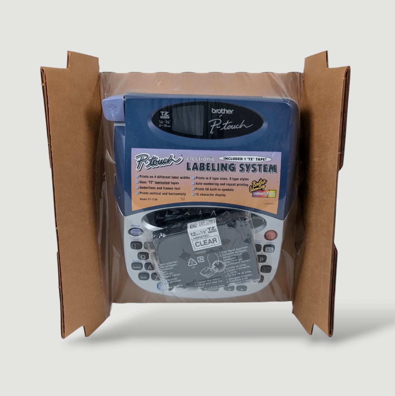 Brother P-Touch Label Maker PT-1750 Electronic Labeling System Factory Refurb
