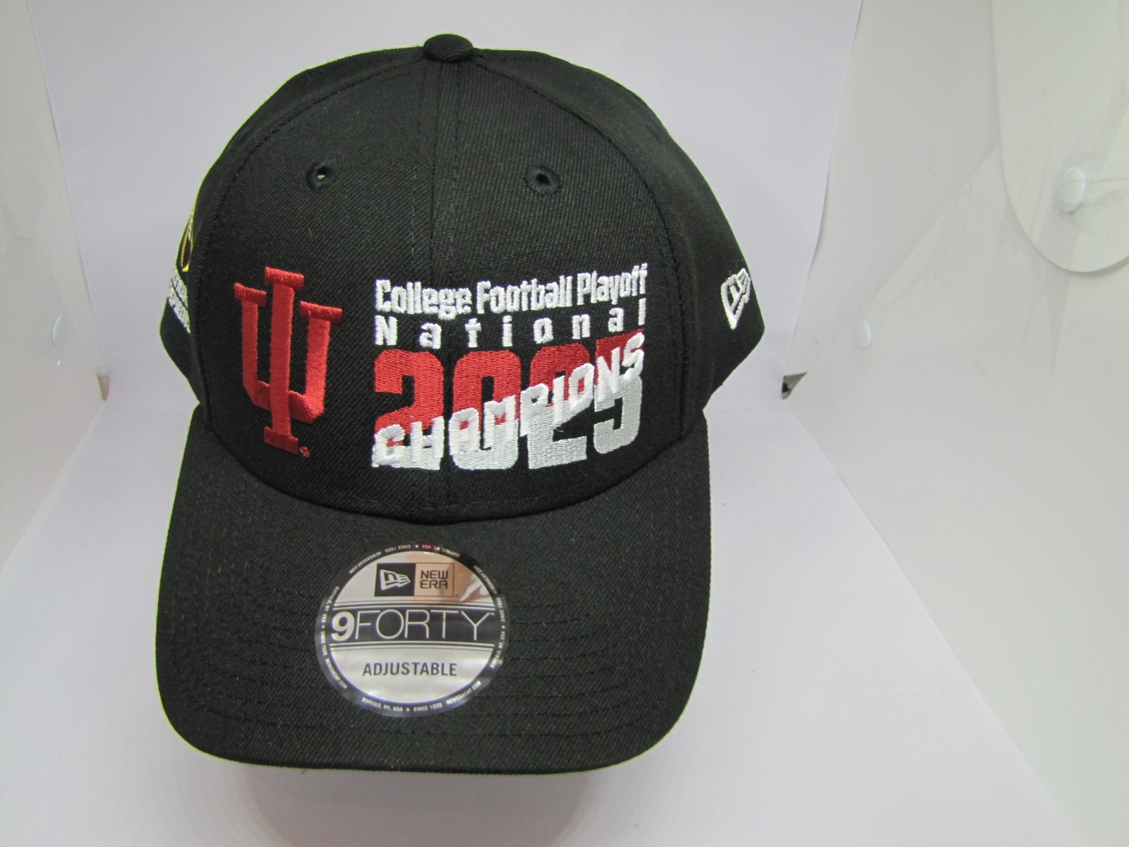 Indiana Hoosiers College Football Playoff 2025 National Champions BLACK HAT