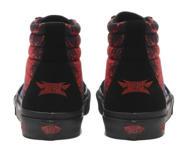 VANS × BABYMETAL SK8-HI Black/Red Japan Exclusive