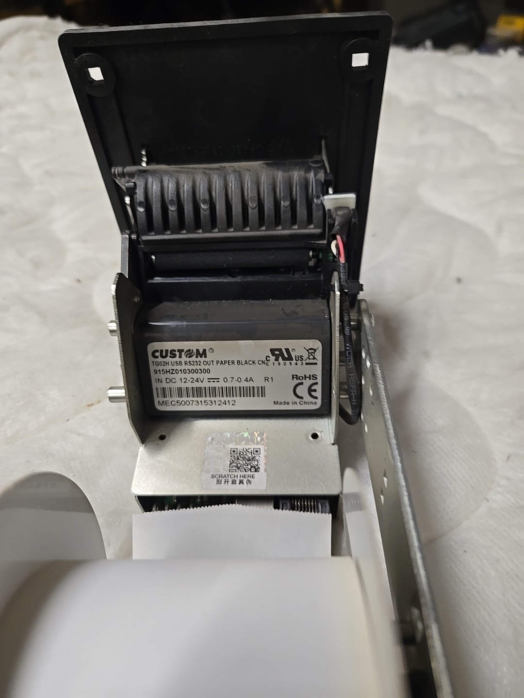 Custom Tg02h Usb Rs232 Printer