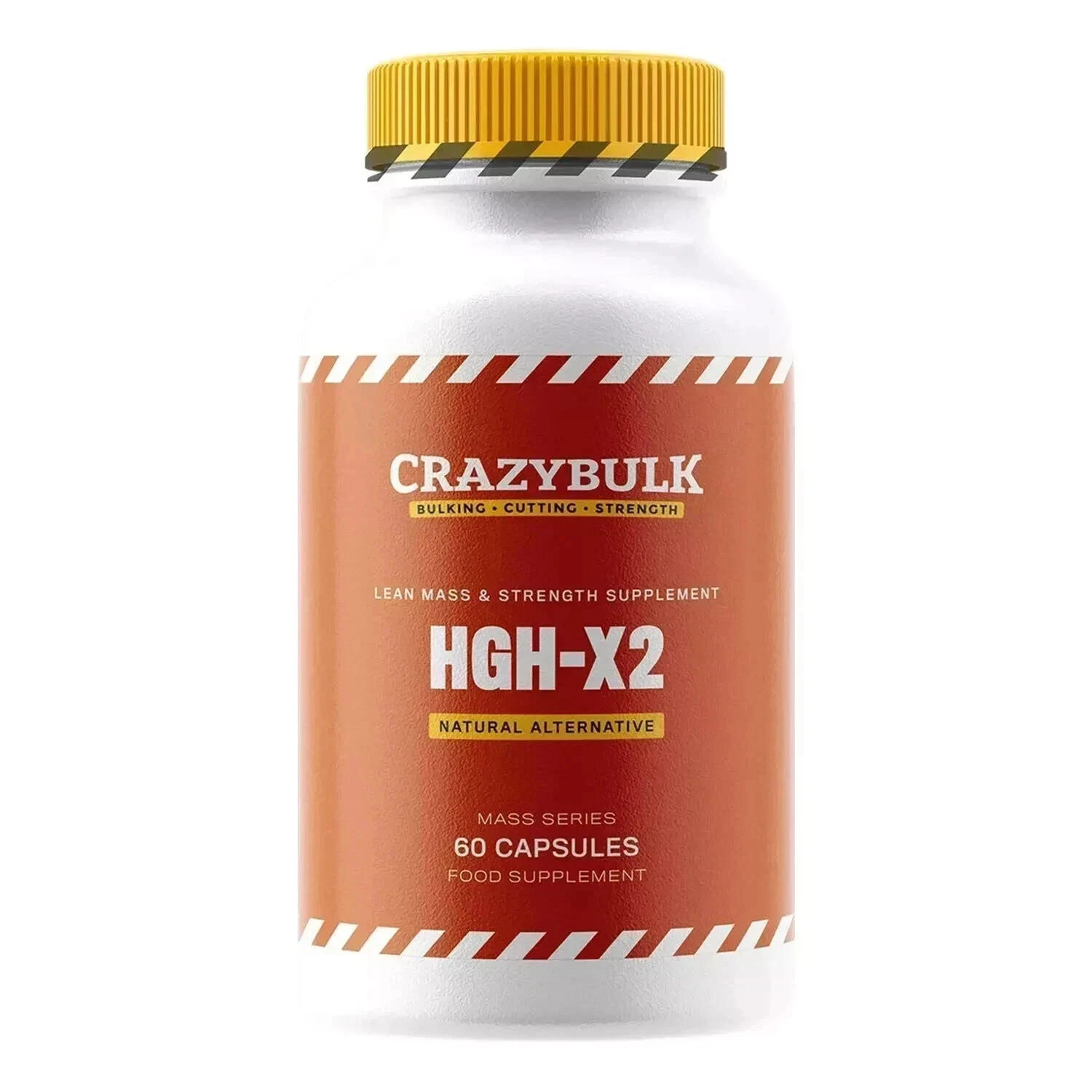CrazyBulk Natural Alternative for Lean Mass & Strength 60 Capsules - Pack of 5.