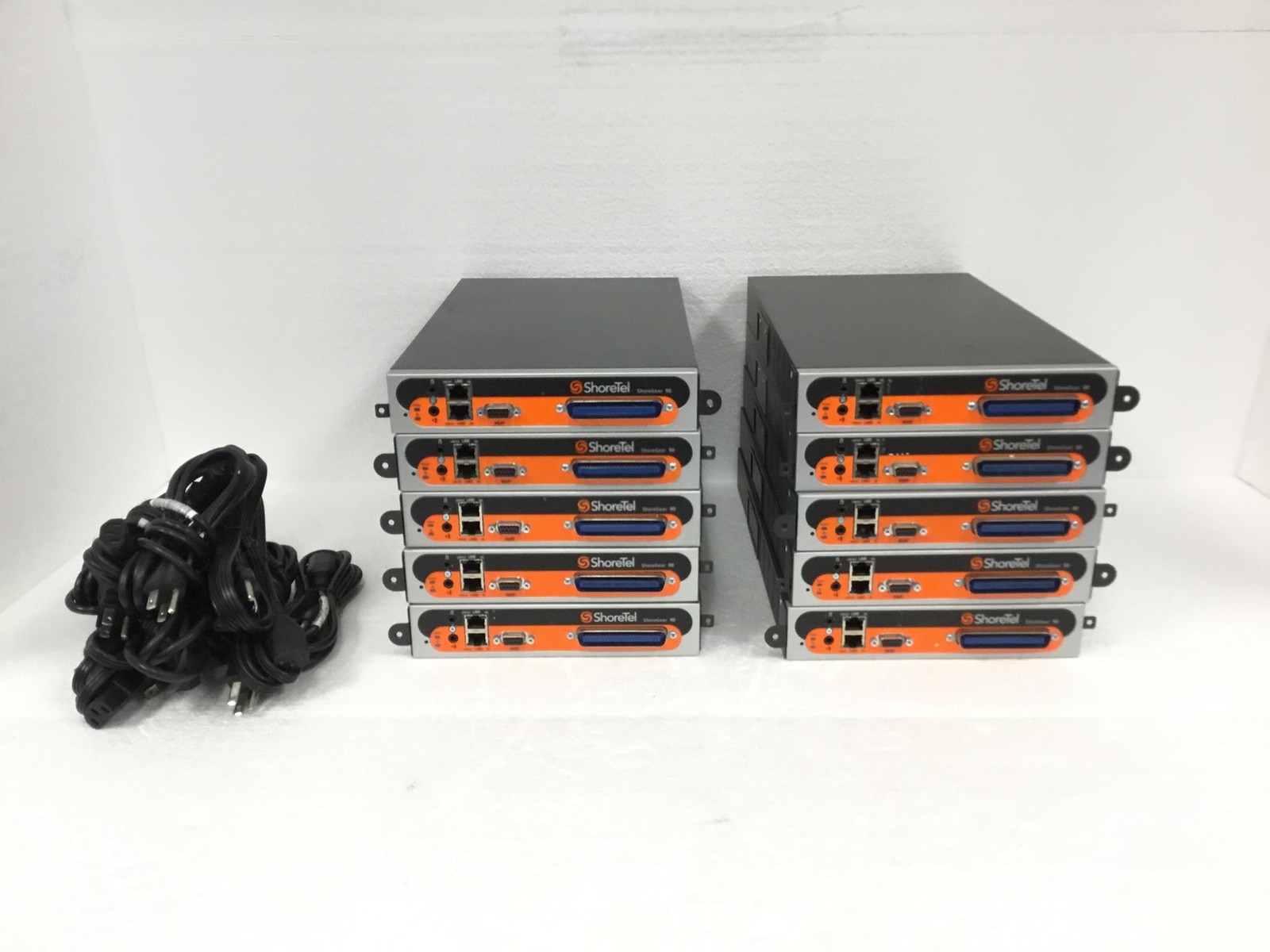 Lor of 3 Shoretel Shoregear 90 ST001 PN 600-1042-20 Voice Switch 2 Lan Maint