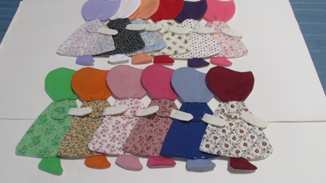 Sunbonnet Sue Appliques for Quilt -Press and Sew- Style 5 Item 503