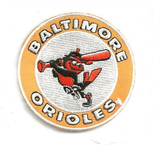 NEW 3 INCH BALTIMORE ORIOLES REG IRON ON PATCH FREE SHIP