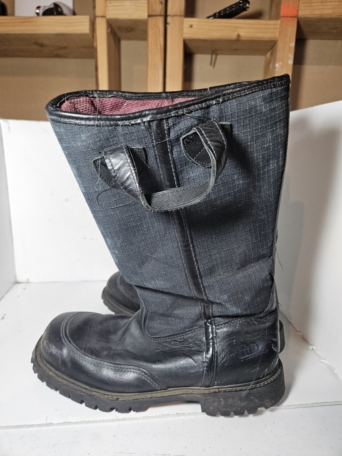Honeywell 5050B Proximity 14" Fire Fighting Boots Size 12 Steel Toe