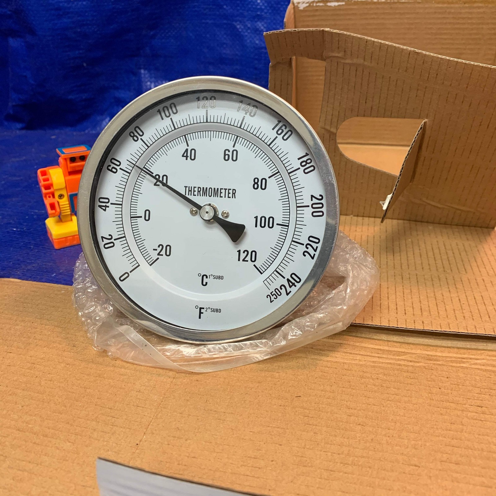 Grainger 1NGE5 Bimetal Thermometer (Open Box)