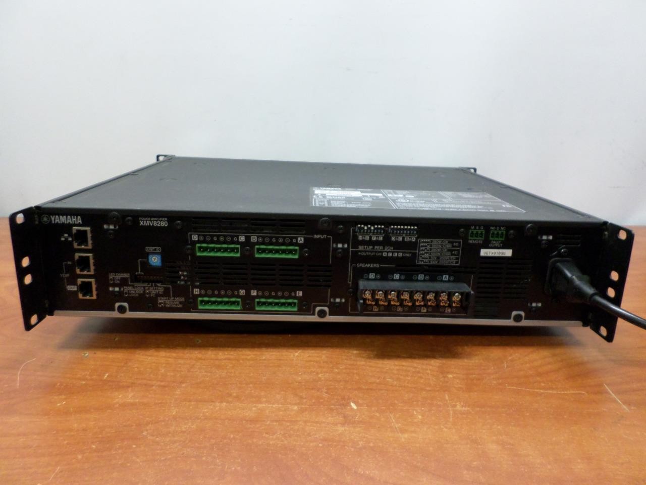 Yamaha XMV8280 8-Channel Power Amplifier