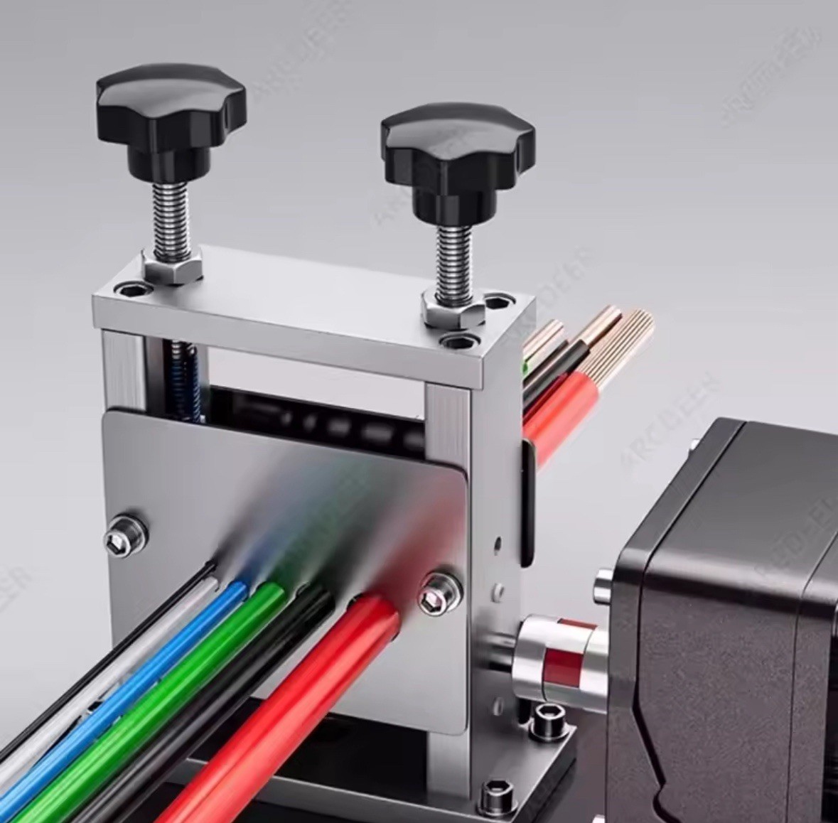 Electric Wire Stripping Machine Adjustable Multi-Roller Cable Stripper 3-17mm