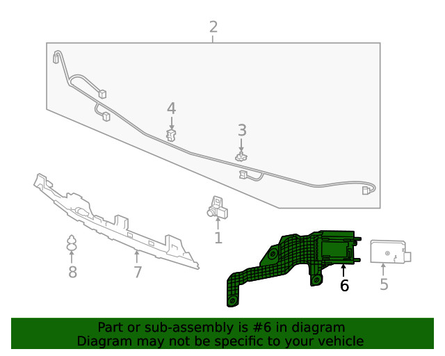 Genuine Acura Bracket Assembly L 8S464-TJB-A01