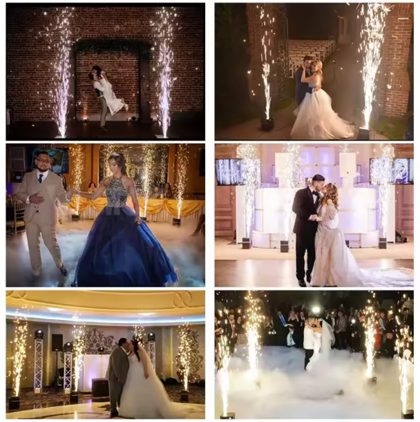 Cold Spark Machine Powder Medium 2-3M Stage Effects Wedding Party Show 200g/ Bag