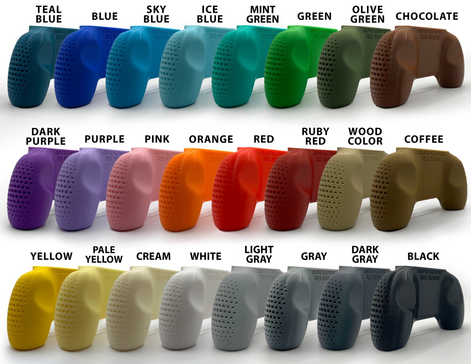 AYN Thor Compact Comfort Grip - 3D Printed - Built in Stylus Holder