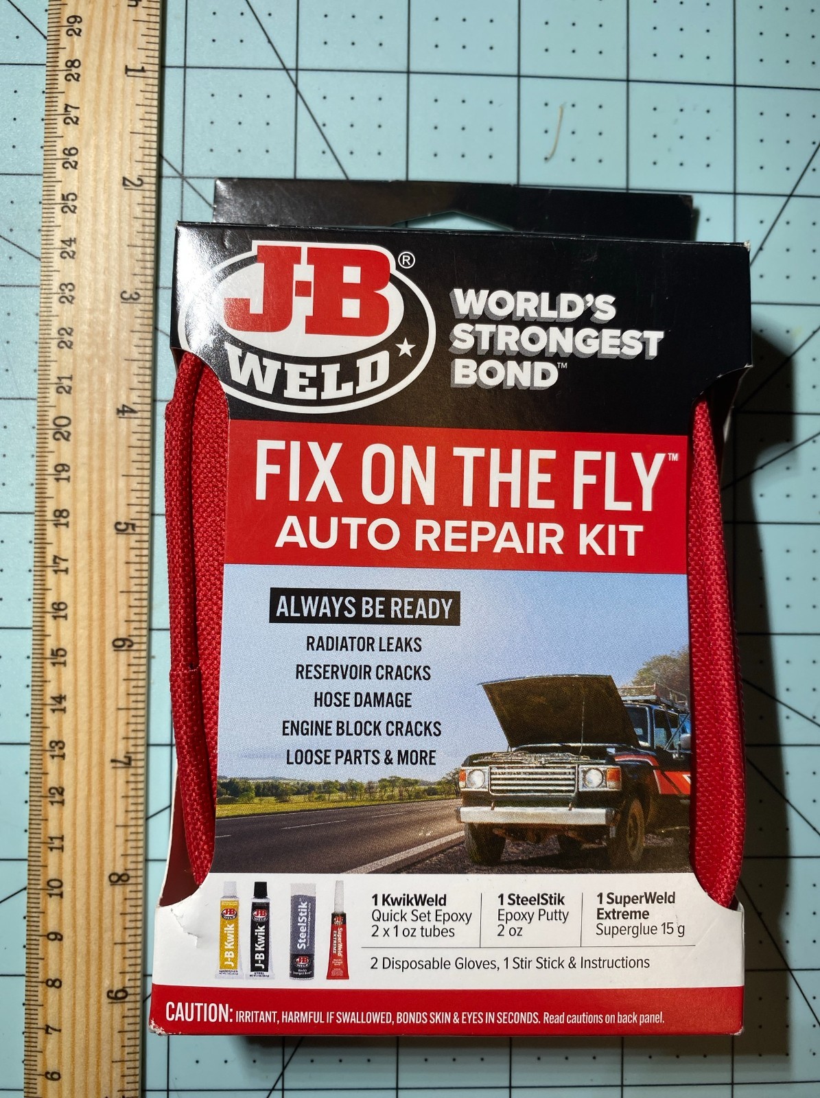 Jb Weld Fix On The Fly Auto Repair Kit-Kwikweld, steelstik, super weld extreme