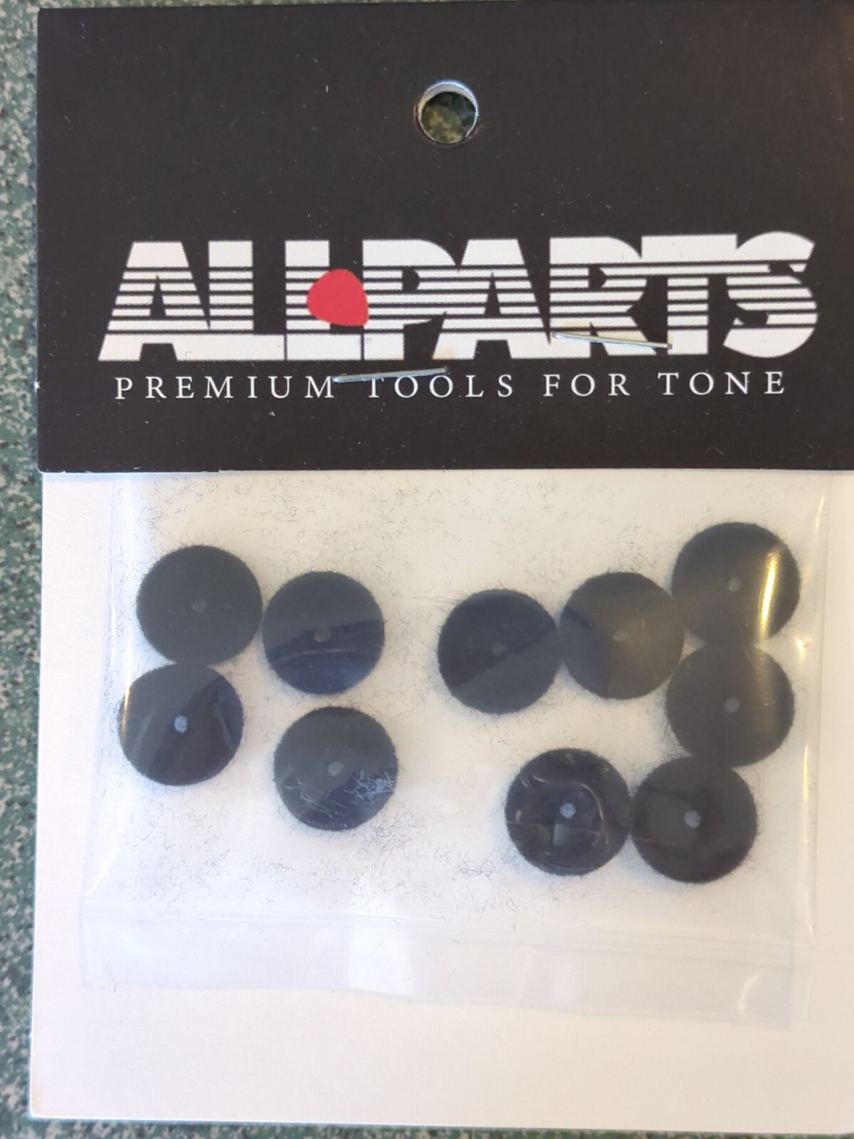 (10) Black Strap Button/Body Felt Washers Fender® Strat/Tele/Bass AP-0674-023