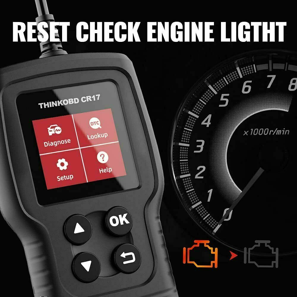 Thinkcar CR17 OBD2 Automotive Diagnostic Tool Engine Fault Code Check Scanner