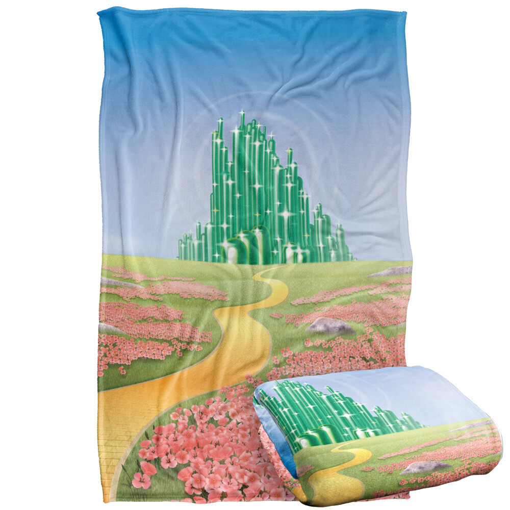 The Wizard of Oz Yellow Brick Road Silky Touch Super Soft Throw Blanket
