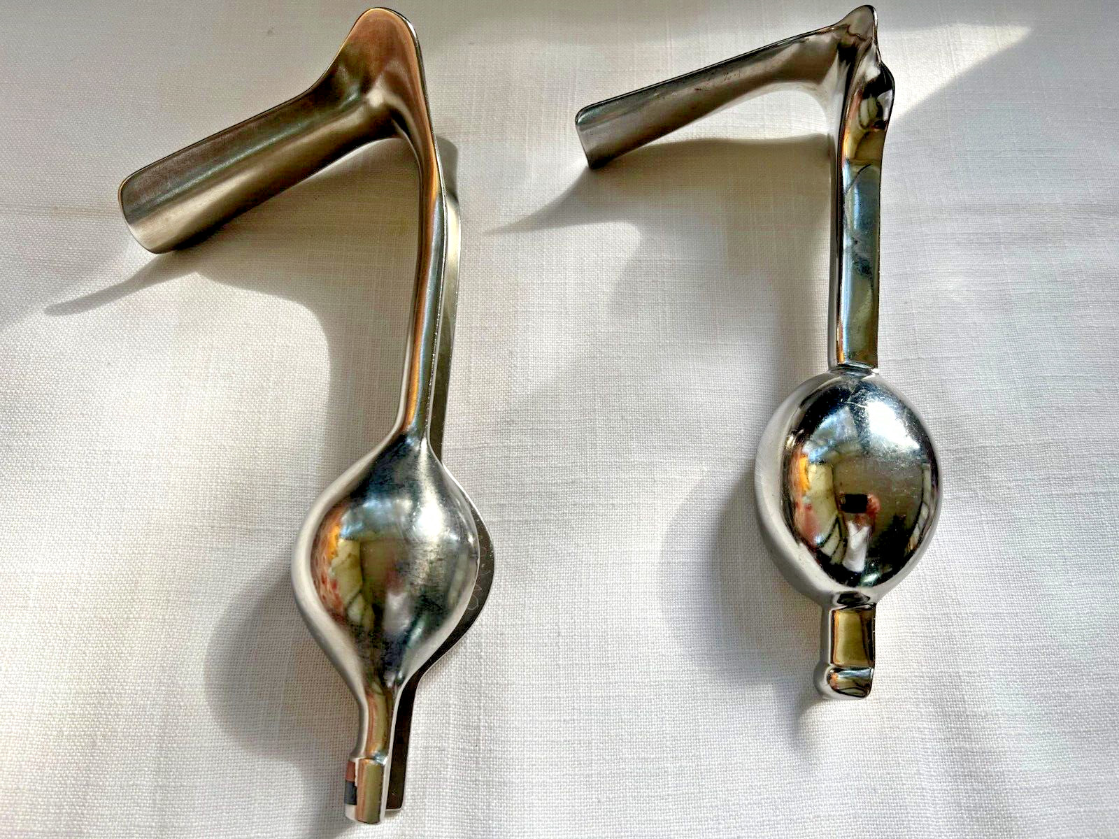 Set Of 2 Auvard Weighted Vaginal Speculum 2lb Blade 38mm x 80mm 9.5in L Jarit