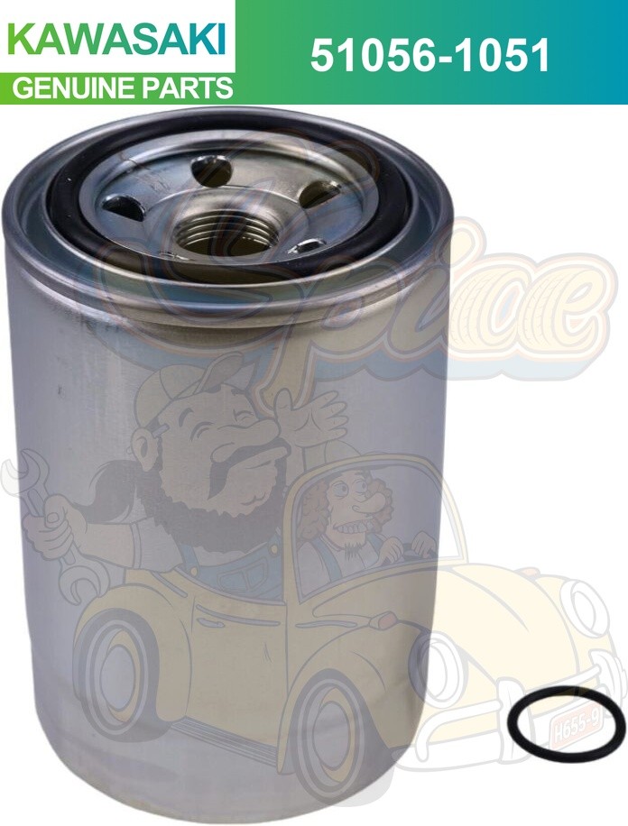 2000-2013 Genuine Kawasaki FUEL FILTER ELEMENT MULE 2510 3010 4010 DIESEL