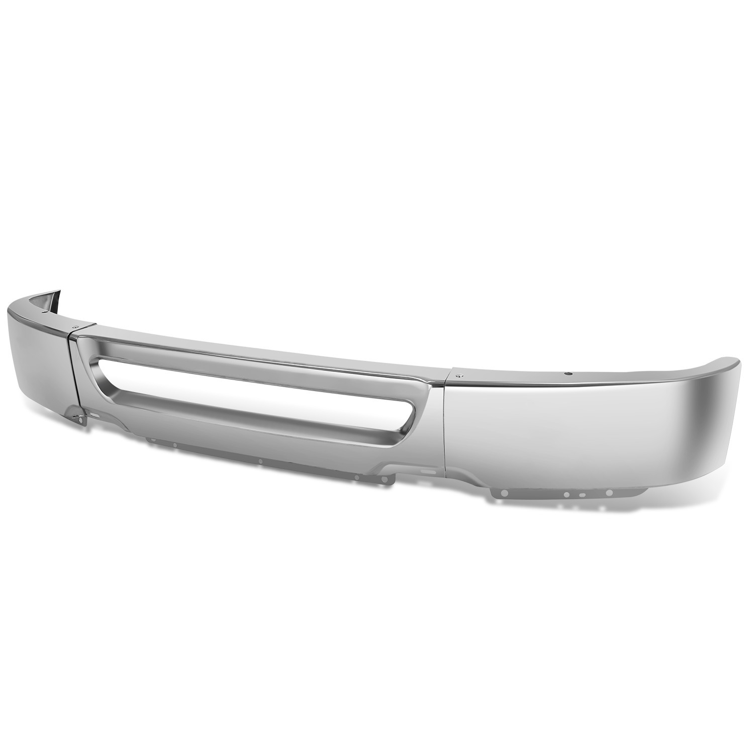 Fit 06-08 Ford F 150 Polished Chrome Front Bumper Face Bar w/o Fog Lights Holes