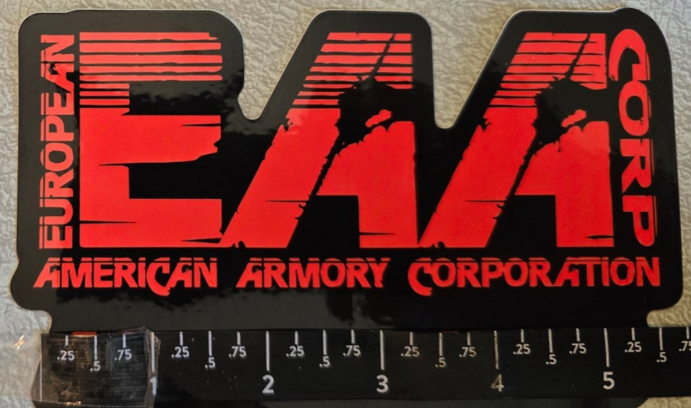 EAA European Armory Corporation Handgun Pistol Vinyl Decal Sticker Shot Show