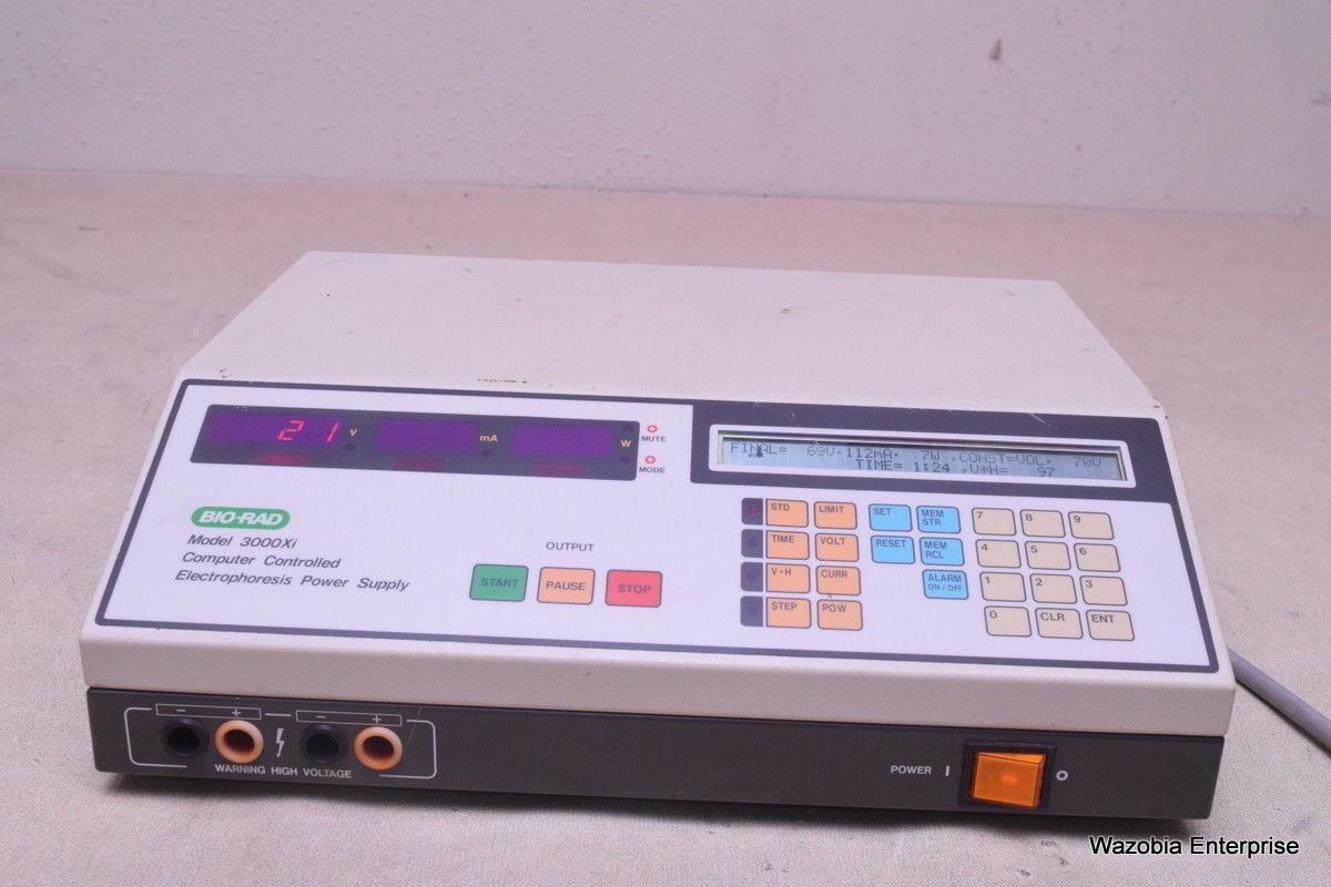 BIO-RAD COMPUTER CONTROLLED ELECTROPHORESIS MODEL 3000XI