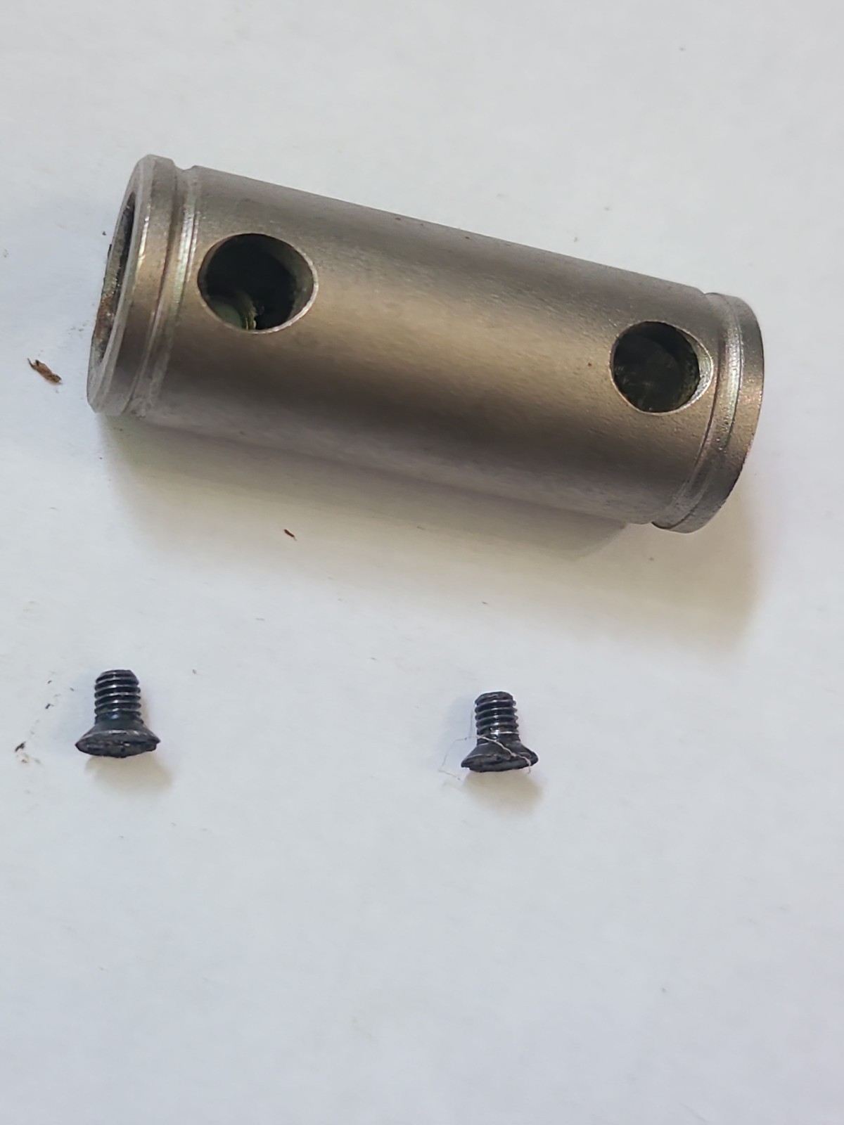 Traditions In Line .50 Cal. Muzzleloader METAL Thimble + screws SILVER
