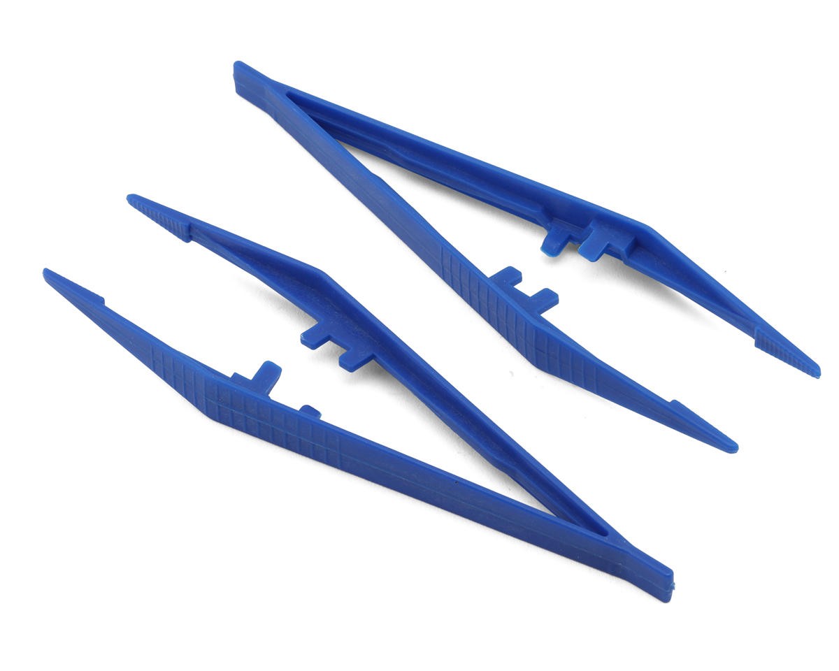 Shesto Limited Model Craft Serrated Tip Plastic Tweezers (2) [SKIPTW1150/2]