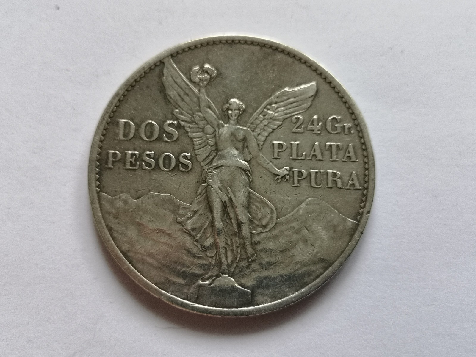 Mexico ,silver Dos Pesos 1921