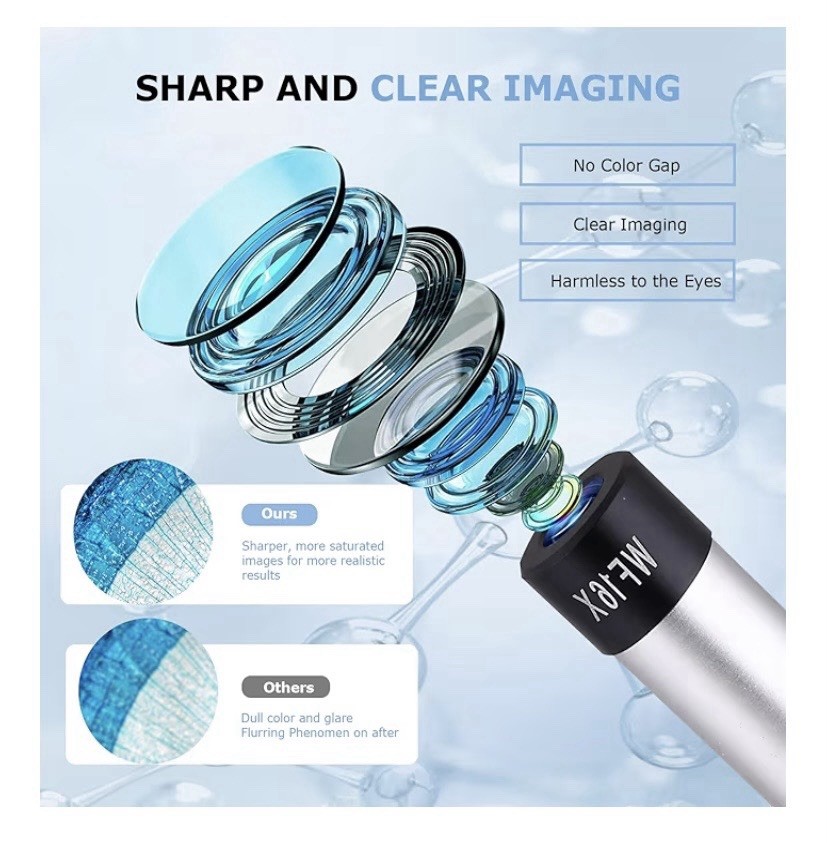 40X-2000X Compound Microscope for Kids & Adults with Slides & Phone Adapter