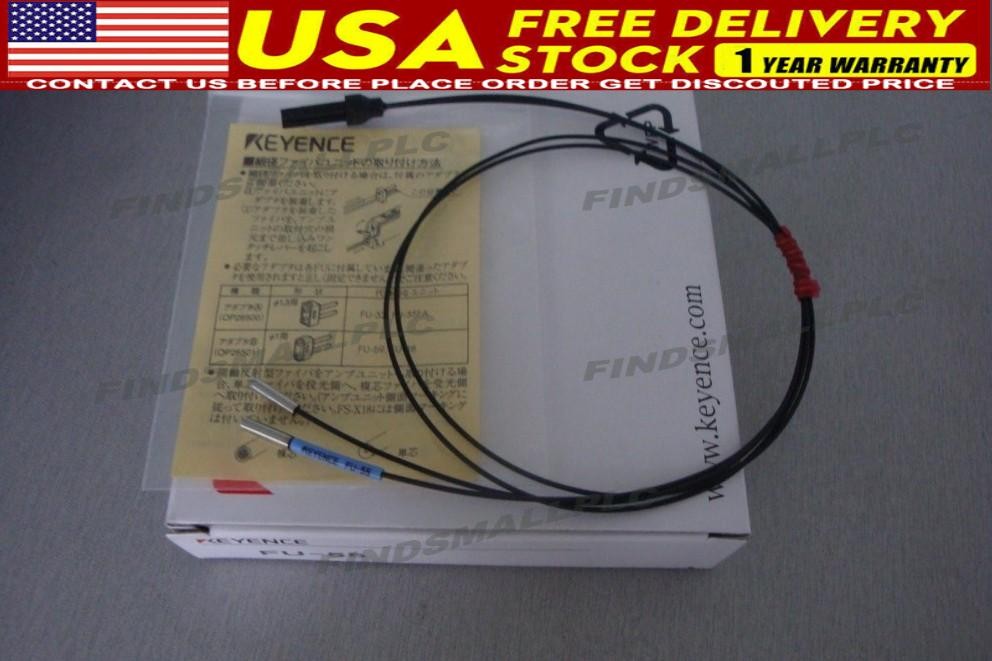 Keyence FU-55 Fiber Optic Sensor FU55 Cable New In Box Free Shipping