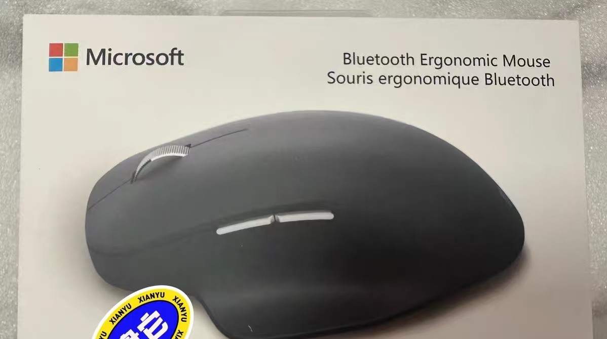 NEW-Microsoft Bluetooth Ergonomic Mouse w/Thumb Rest & Precise Tracking