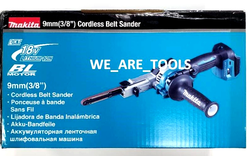 NEW IN BOX Makita 18V XSB01Z Cordless Detail Belt Sander 3/8" X 21" Brushless