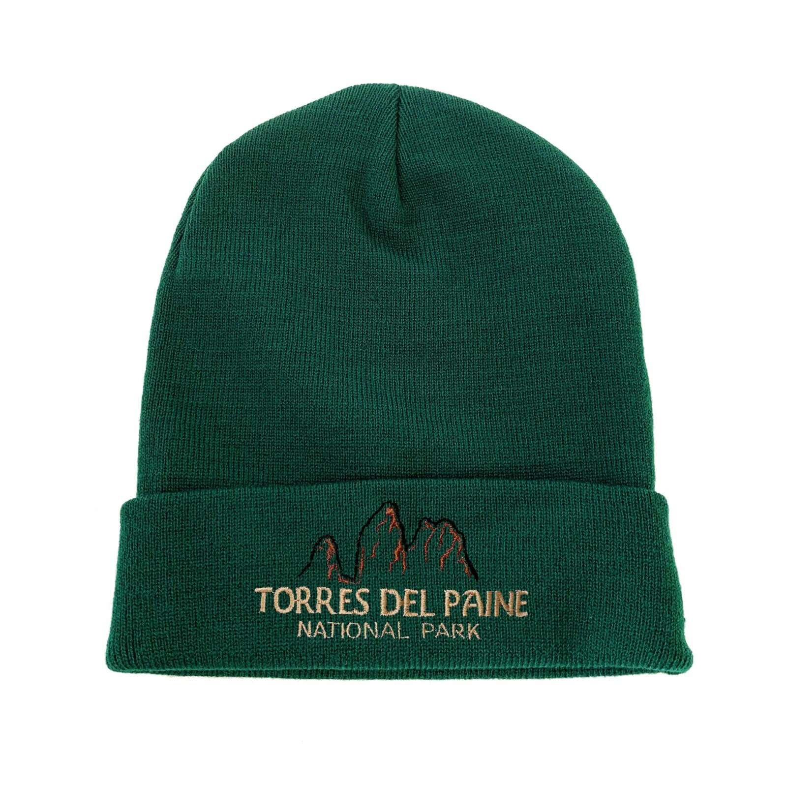 Torres del Paine National Park Embroidered Beanie Winter Hat