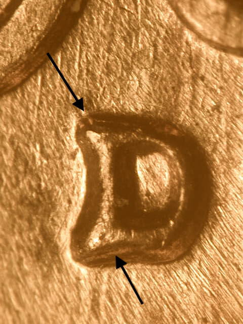 1960-D Small Date RPM#??? D/D Tilted Nice BU/Uncirculated Red Lincoln Cent #10B