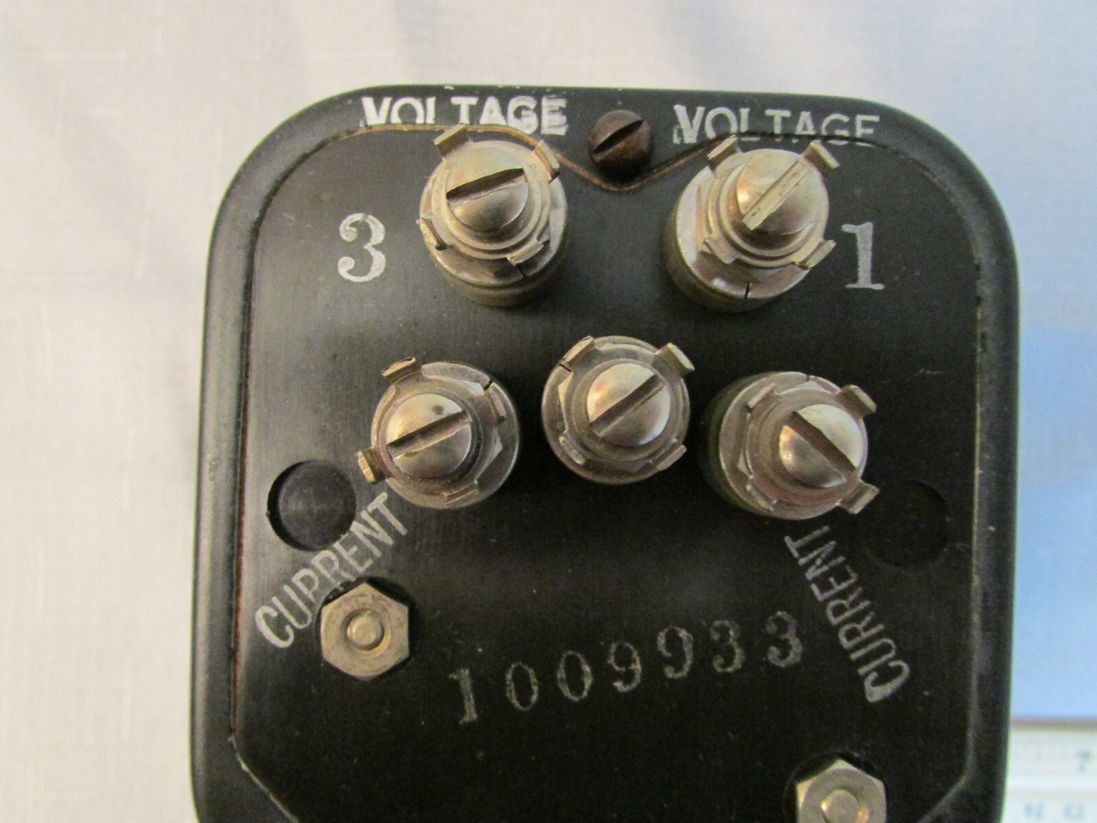 Westinghouse Panel Meter Type KY p/n 1009933 3-Phase POWER FACTOR