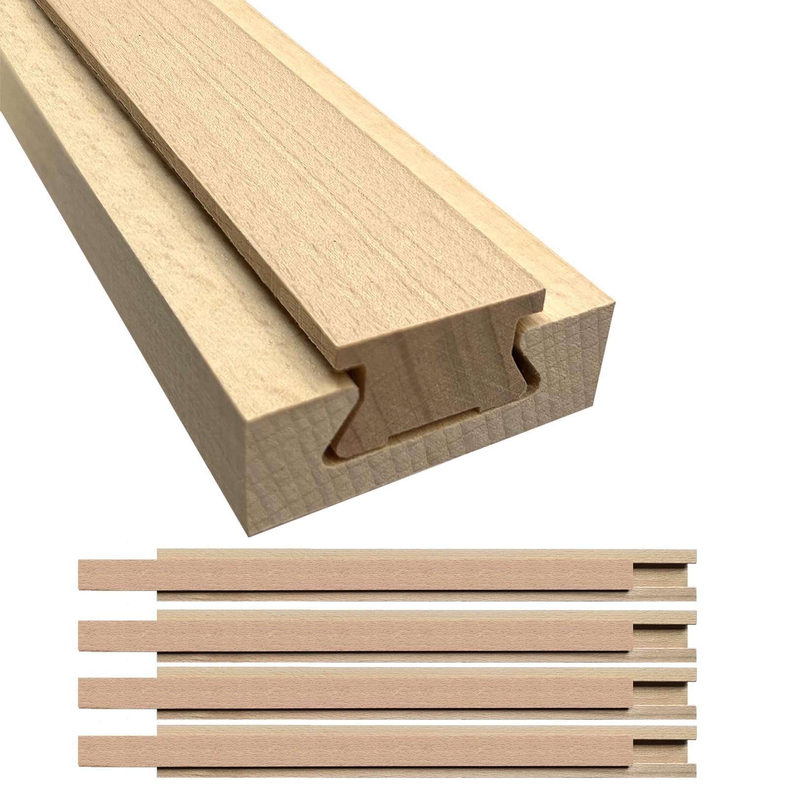Wood Drawer Slides Center/Bottom/Classic Mounted, 15.7 Inches Wooden Dresser ...