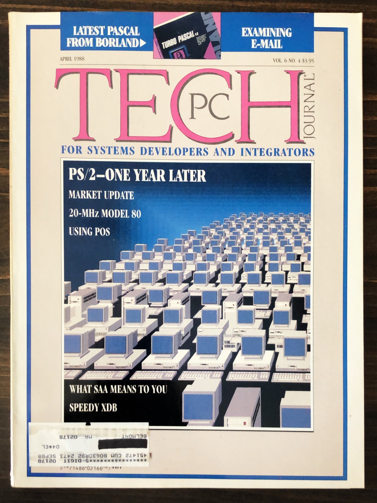 PC Tech Journal Magazine, April 1988, Vol. 6 No. 4  IBM Personal Computer