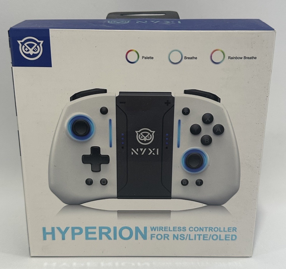 NYXI HYPERION WIRLESS NINTENDO SWITCH CONTROLLER WHITE *NEW - OPEN BOX*