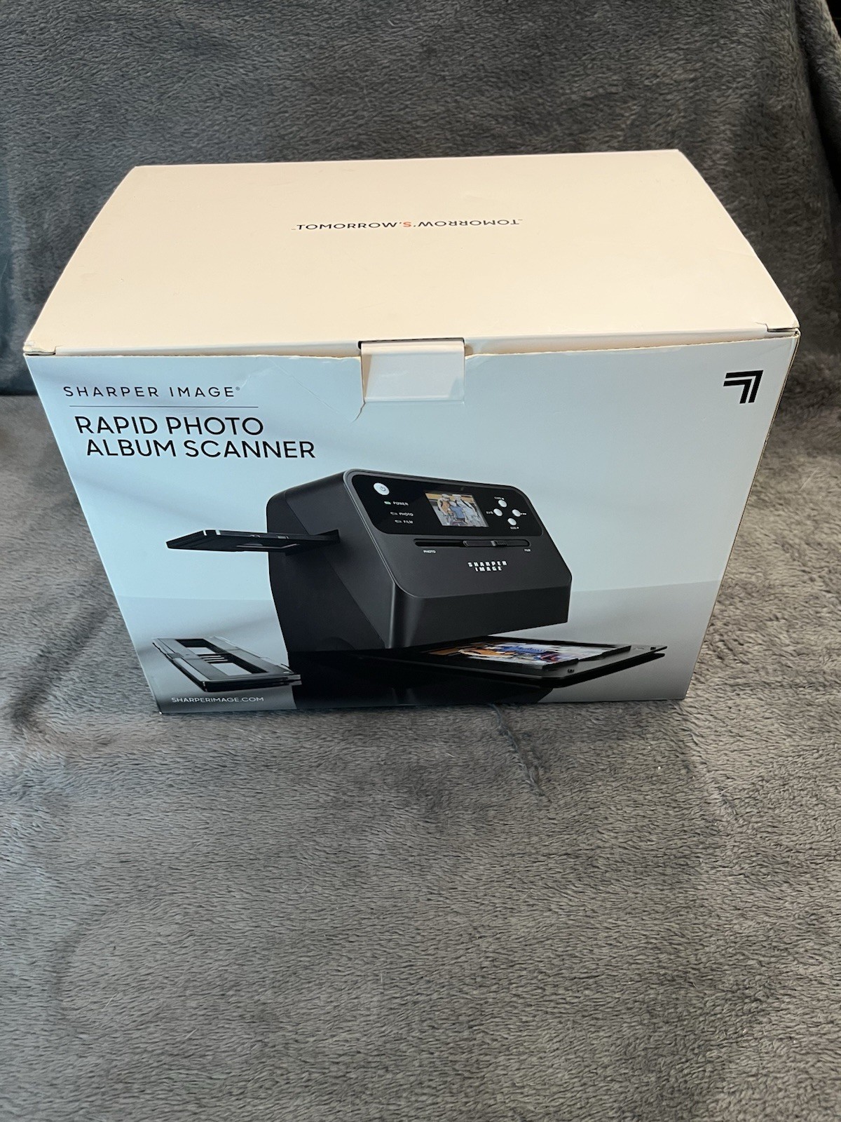 Sharper Image Rapid Photo Album Scanner 205799 Photo Film Slide Scanner w/ Trays